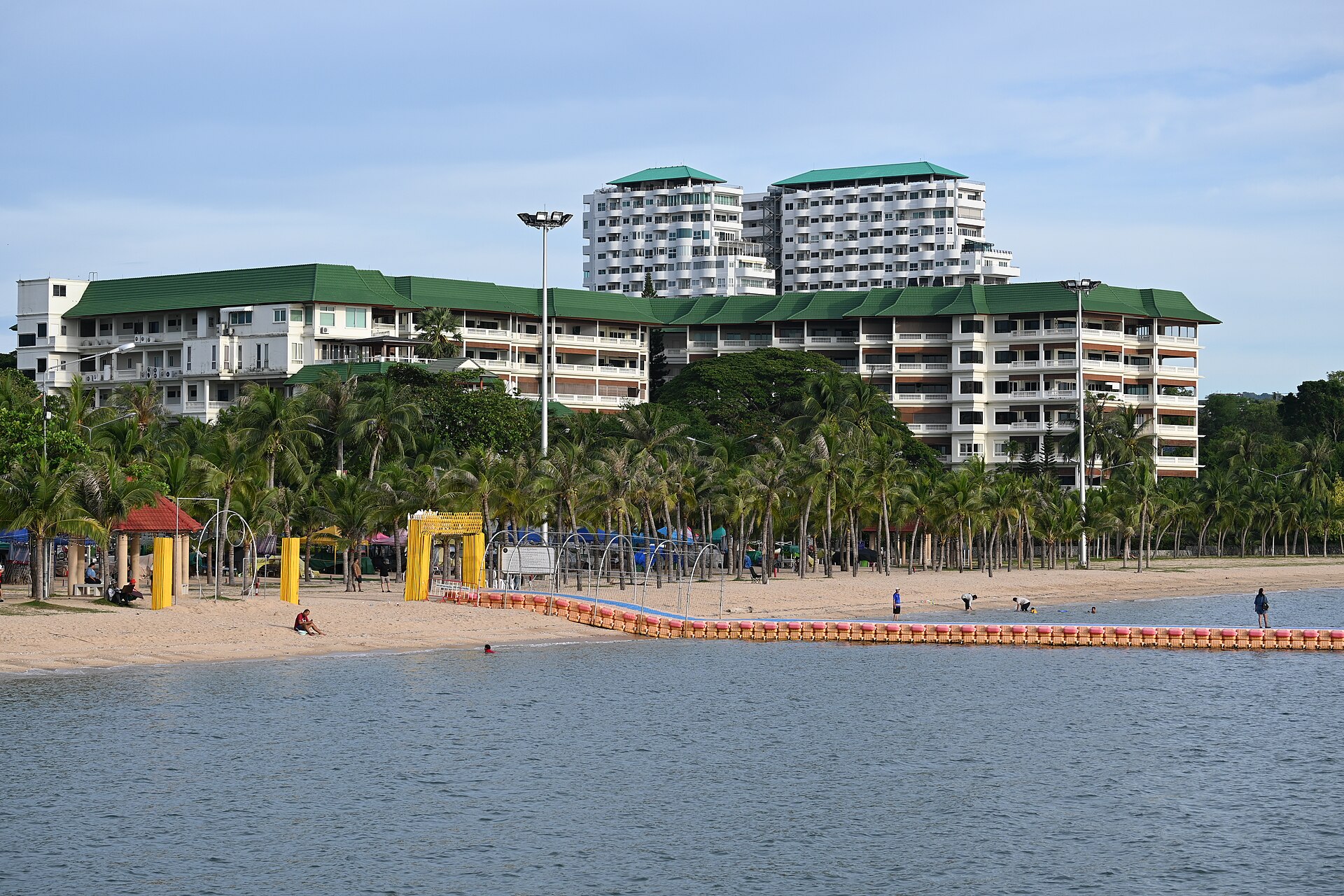 beachfront hotel balcony