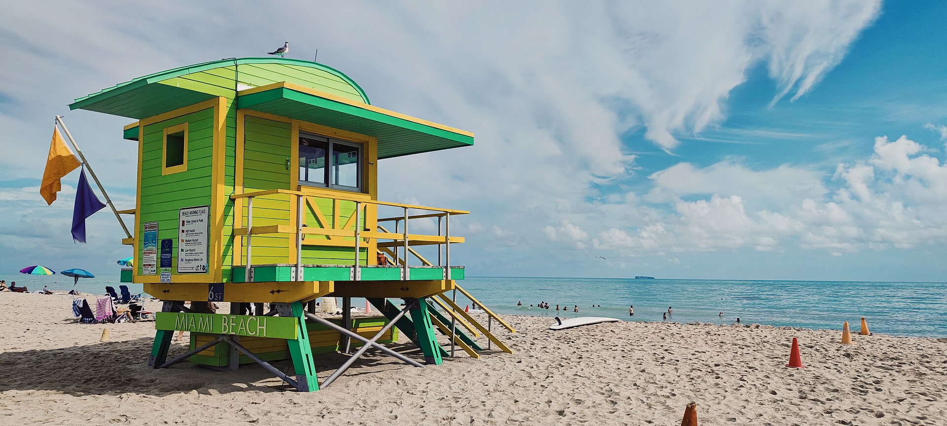 Florida beach lifeguard tower