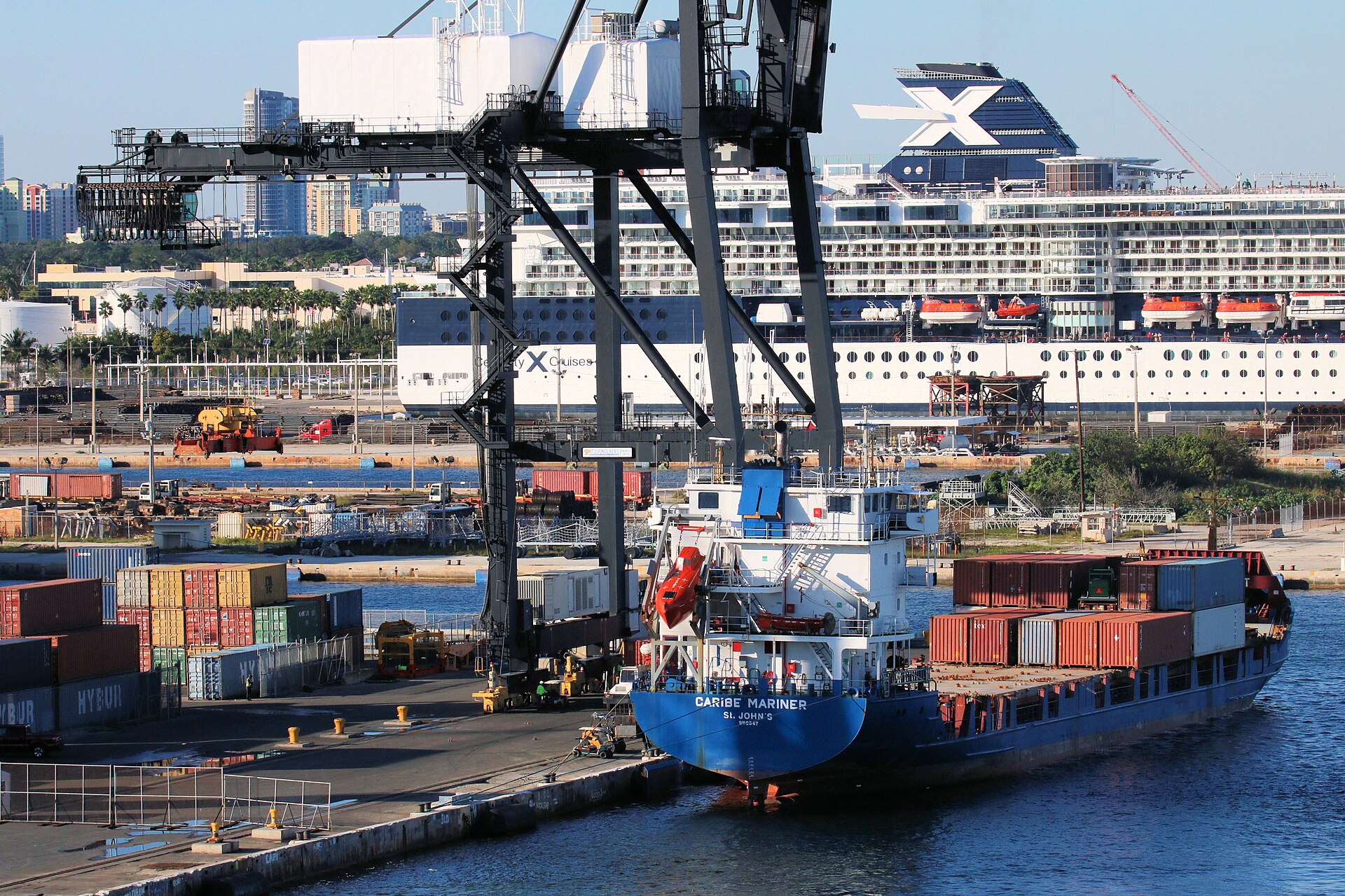 Port Everglades harbour Florida
