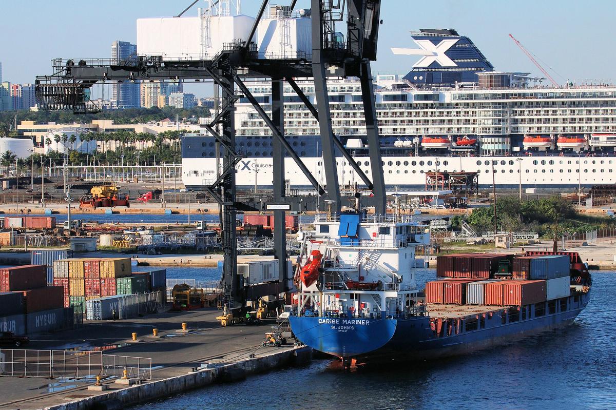Port Everglades harbour Florida